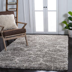 HI-Homes Shaded Silk Touch Ombre Haze Shaggy Carpet | Soft Microfiber Rug | Handmade Rug