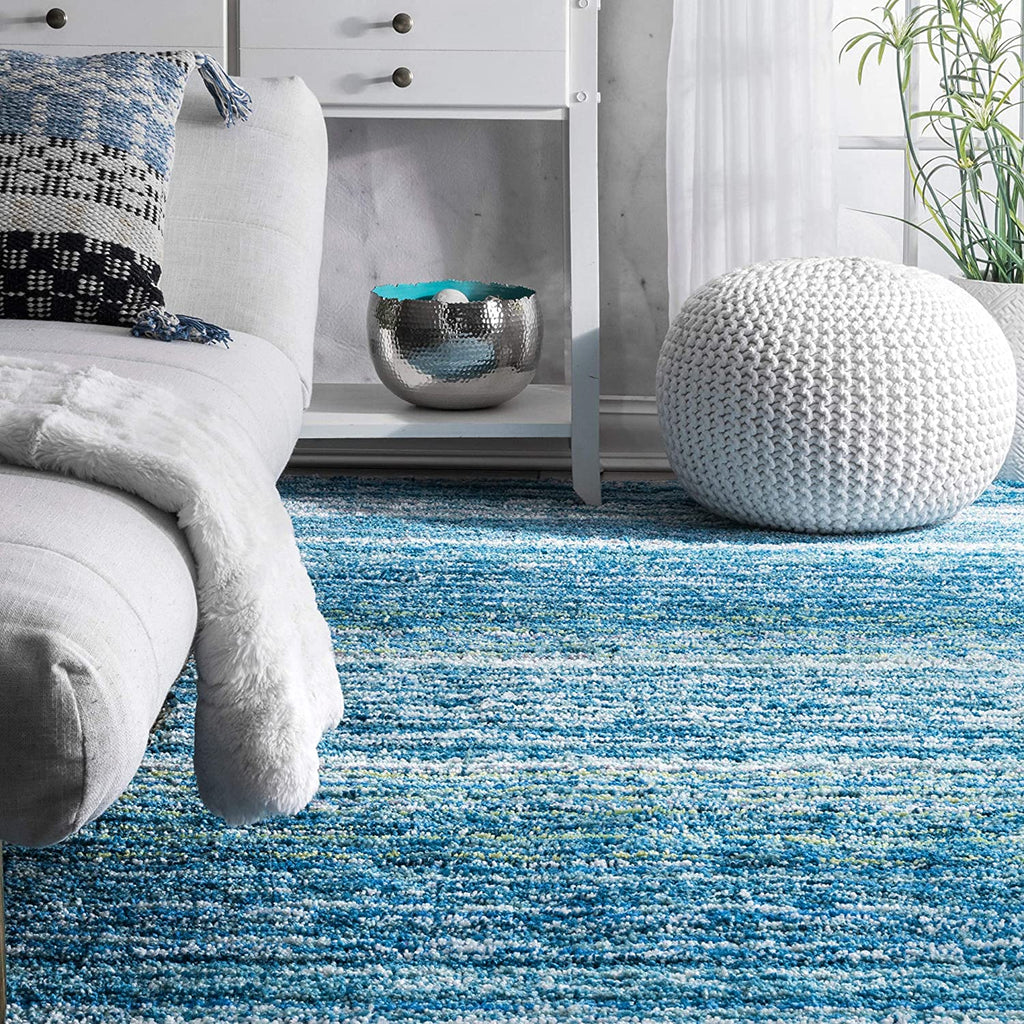 HI-Homes Shaded Silk Touch Ombre Haze Shaggy Carpet | Soft Microfiber Rug | Handmade Rug