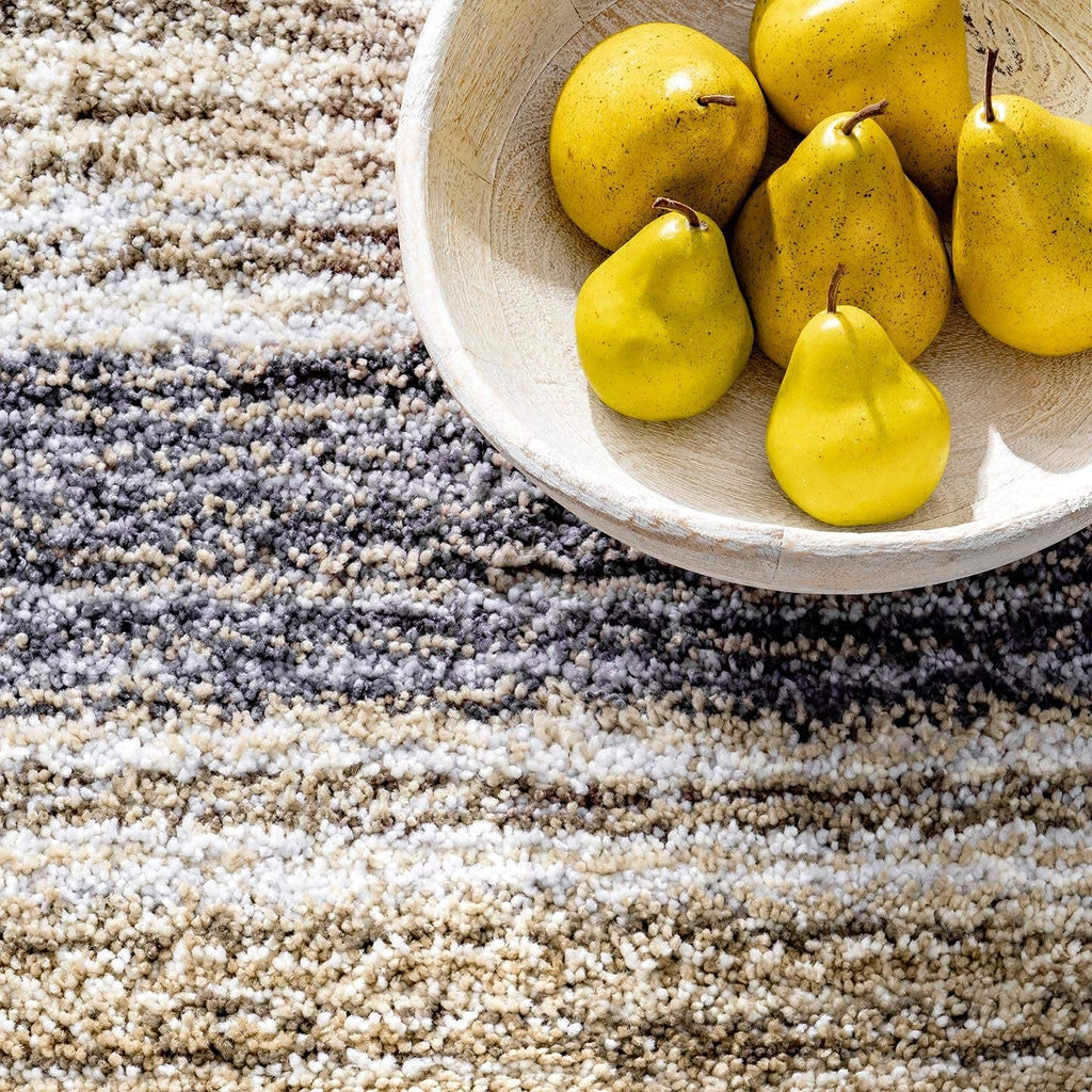 HI-Homes Shaded Silk Touch Ombre Haze Shaggy Carpet | Soft Microfiber Rug | Handmade Rug