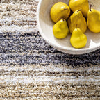 HI-Homes Shaded Silk Touch Ombre Haze Shaggy Carpet | Soft Microfiber Rug | Handmade Rug