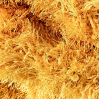 HI-Homes Yellow Shaded Silk Touch Shaggy Carpet | Soft Microfiber & Polyester Rug | Handmade Rug