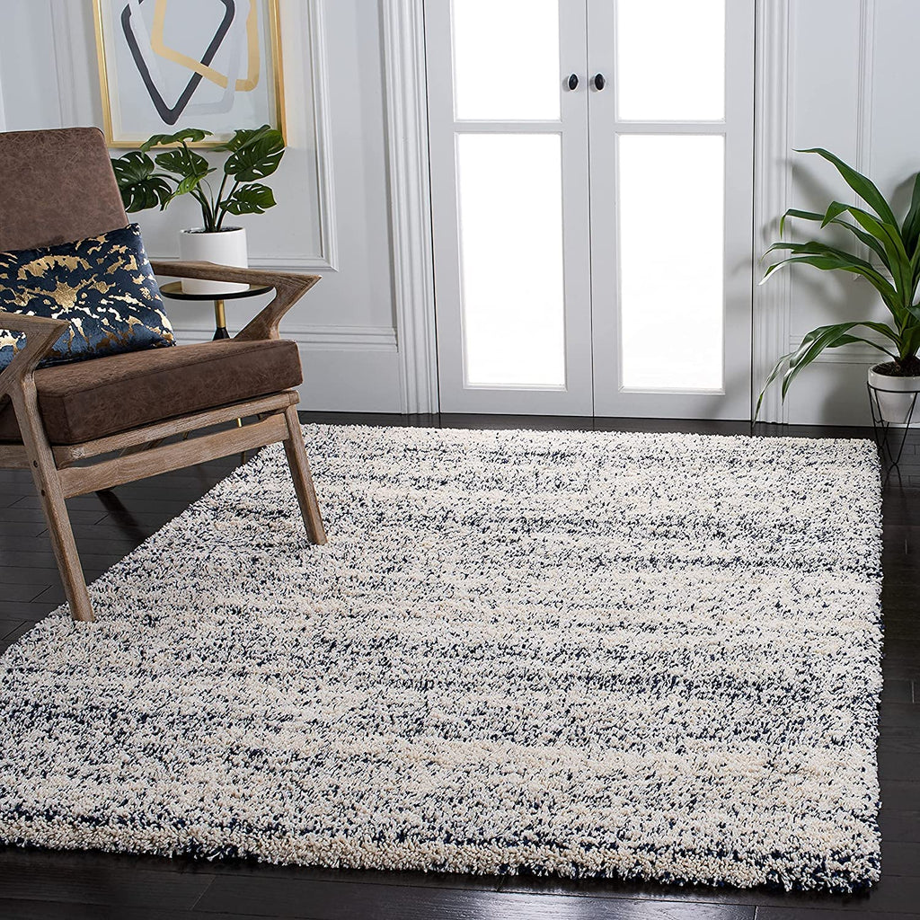 HI-Homes Shaded Silk Touch Ombre Haze Shaggy Carpet | Soft Microfiber Rug | Handmade Rug