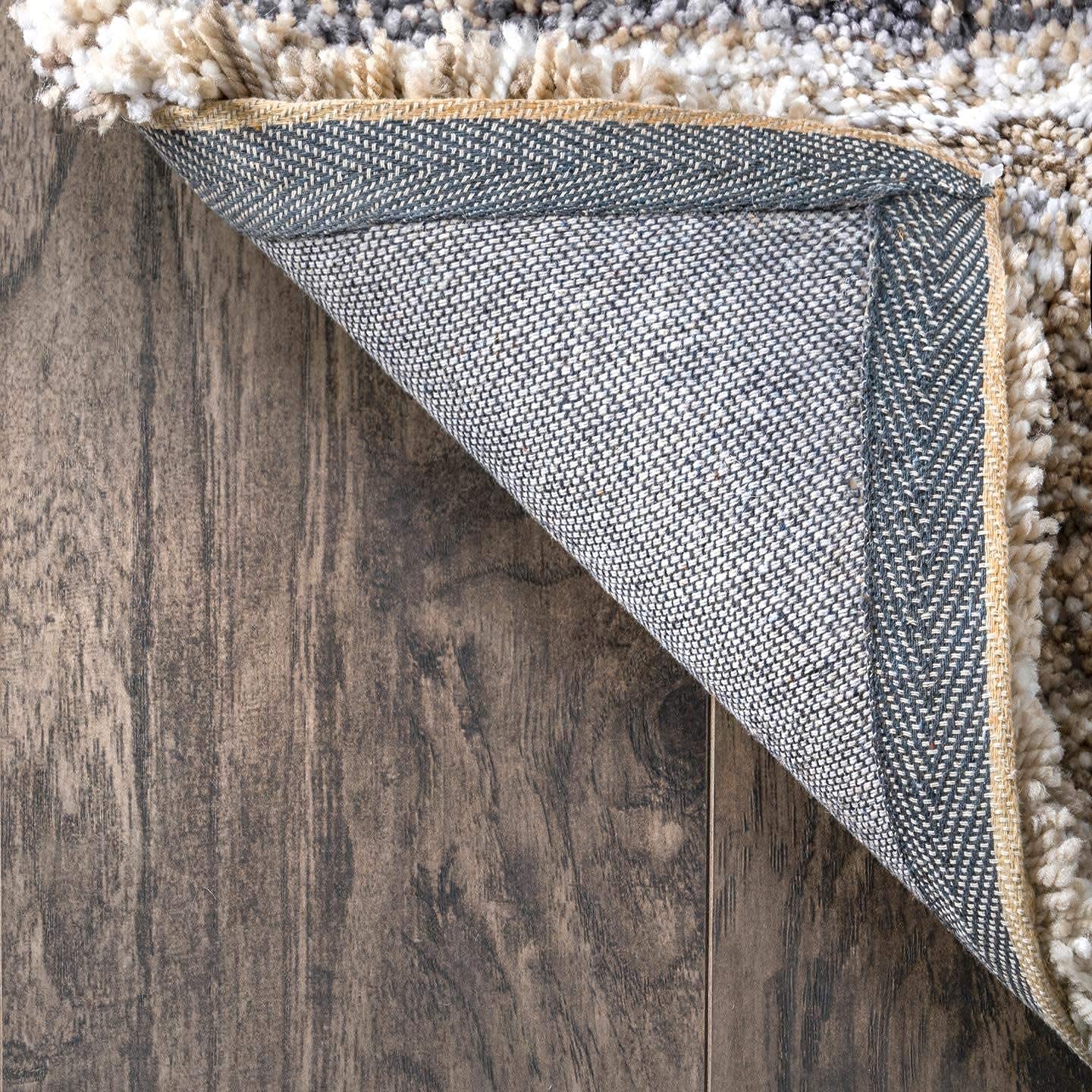 HI-Homes Shaded Silk Touch Ombre Haze Shaggy Carpet | Soft Microfiber Rug | Handmade Rug