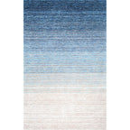 HI-Homes Shaded Silk Touch Ombre Haze Shaggy Carpet | Soft Microfiber Rug | Handmade Rug