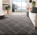 HI-Homes Shaded Silk Touch Ombre Haze Shaggy Carpet | Soft Microfiber Rug | Handmade Rug