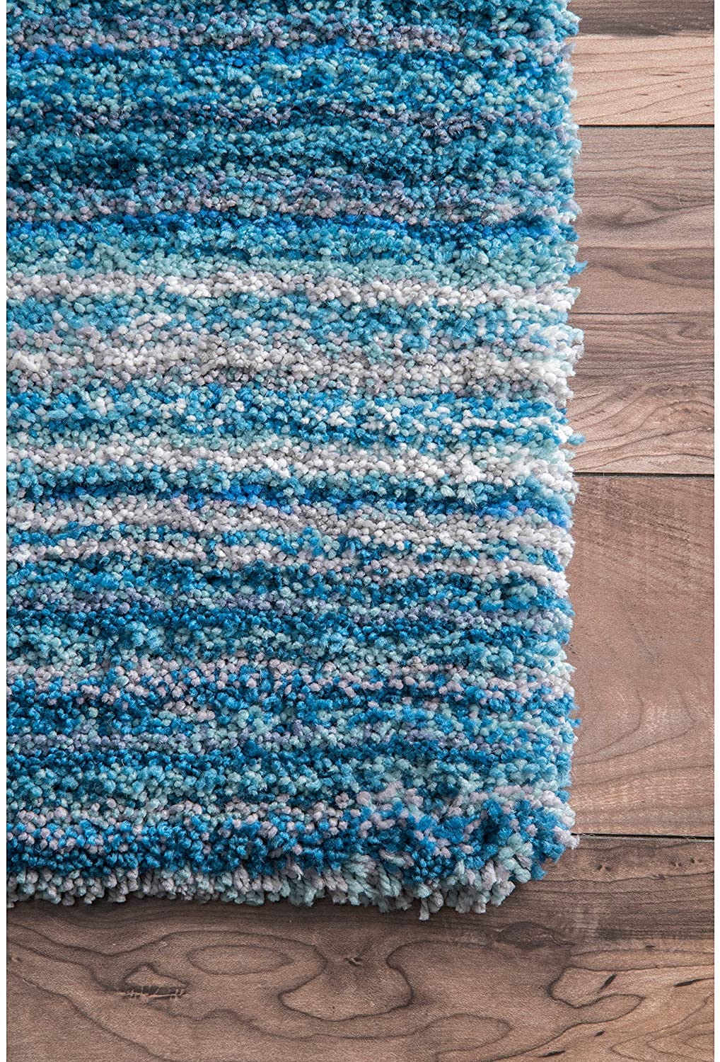 HI-Homes Shaded Silk Touch Ombre Haze Shaggy Carpet | Soft Microfiber Rug | Handmade Rug