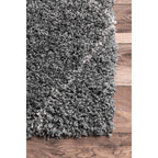 HI-Homes Shaded Silk Touch Ombre Haze Shaggy Carpet | Soft Microfiber Rug | Handmade Rug