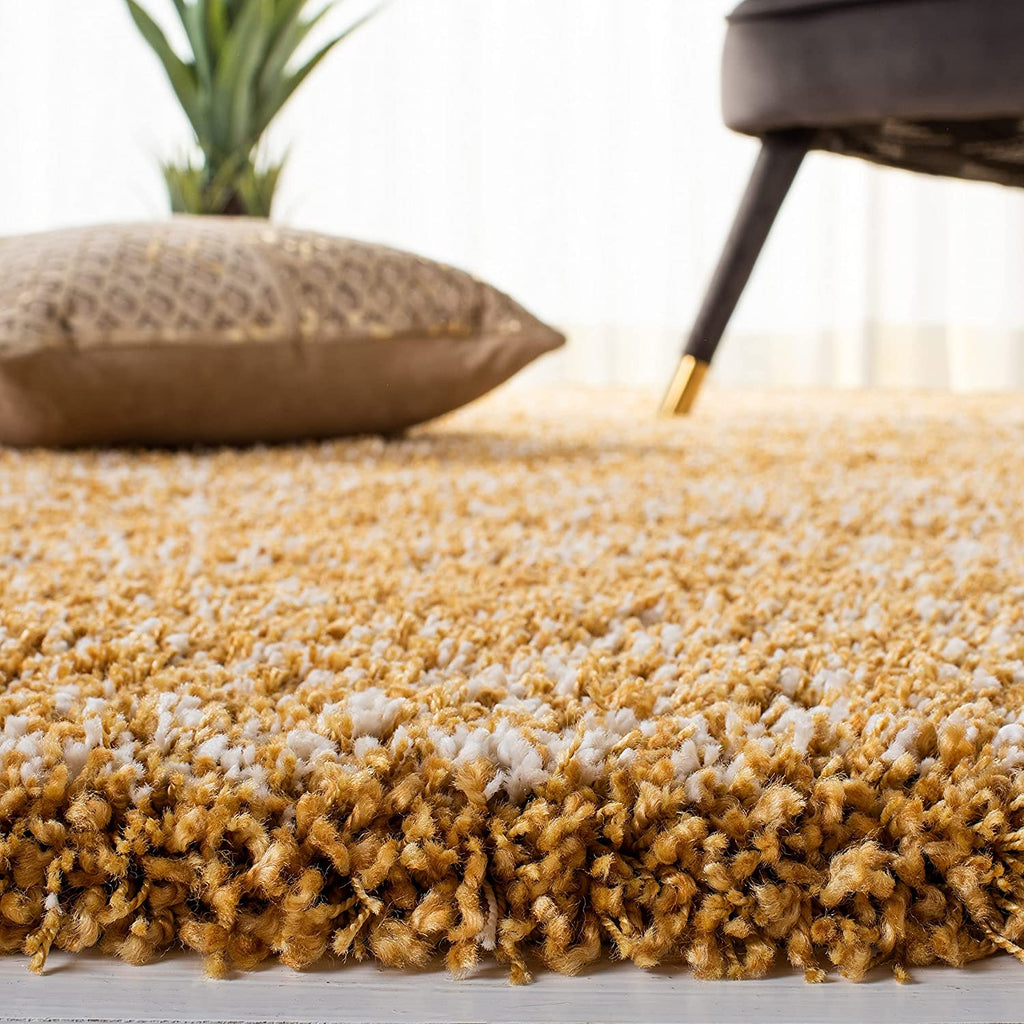 HI-Homes Shaded Silk Touch Ombre Haze Shaggy Carpet | Soft Microfiber Rug | Handmade Rug