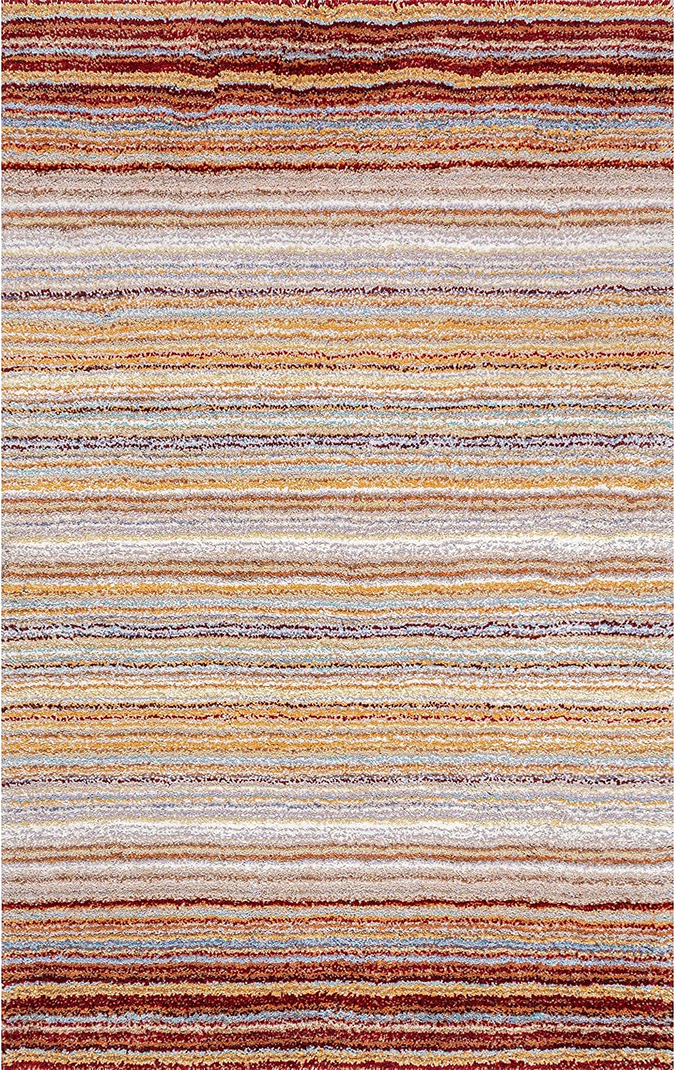 HI-Homes Shaded Silk Touch Ombre Haze Shaggy Carpet | Soft Microfiber Rug | Handmade Rug