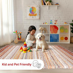 HI-Homes Shaded Silk Touch Ombre Haze Shaggy Carpet | Soft Microfiber Rug | Handmade Rug