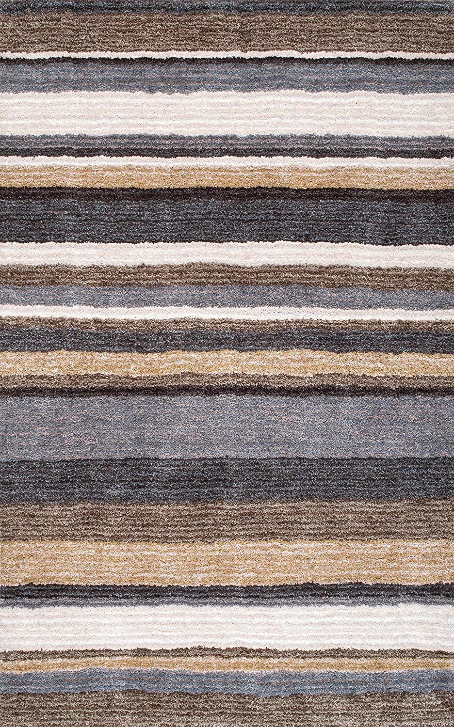 HI-Homes Shaded Silk Touch Ombre Haze Shaggy Carpet | Soft Microfiber Rug | Handmade Rug