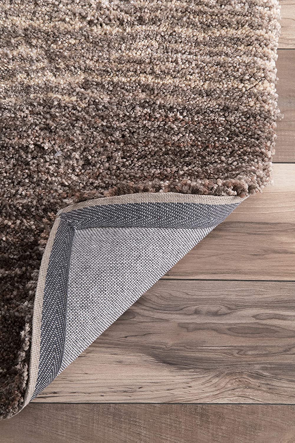 HI-Homes Shaded Silk Touch Ombre Haze Shaggy Carpet | Soft Microfiber Rug | Handmade Rug