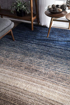 HI-Homes Shaded Silk Touch Ombre Haze Shaggy Carpet | Soft Microfiber Rug | Handmade Rug